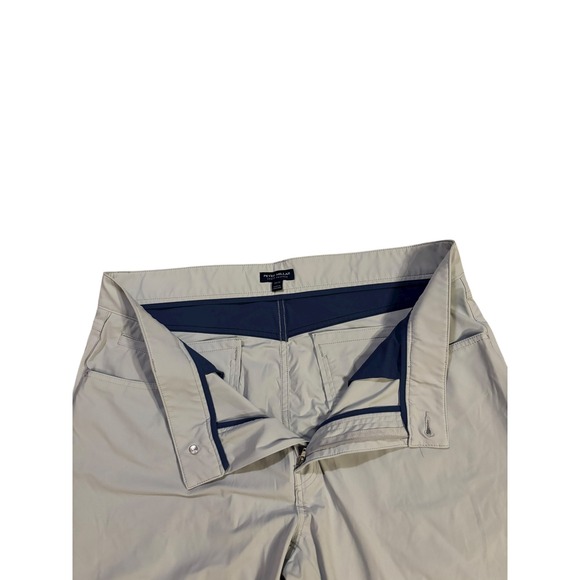 Peter Millar Crown Crafted Bingham Mens Size‎ 38x34 Five Pocket Pants Light Grey - Picture 5 of 14